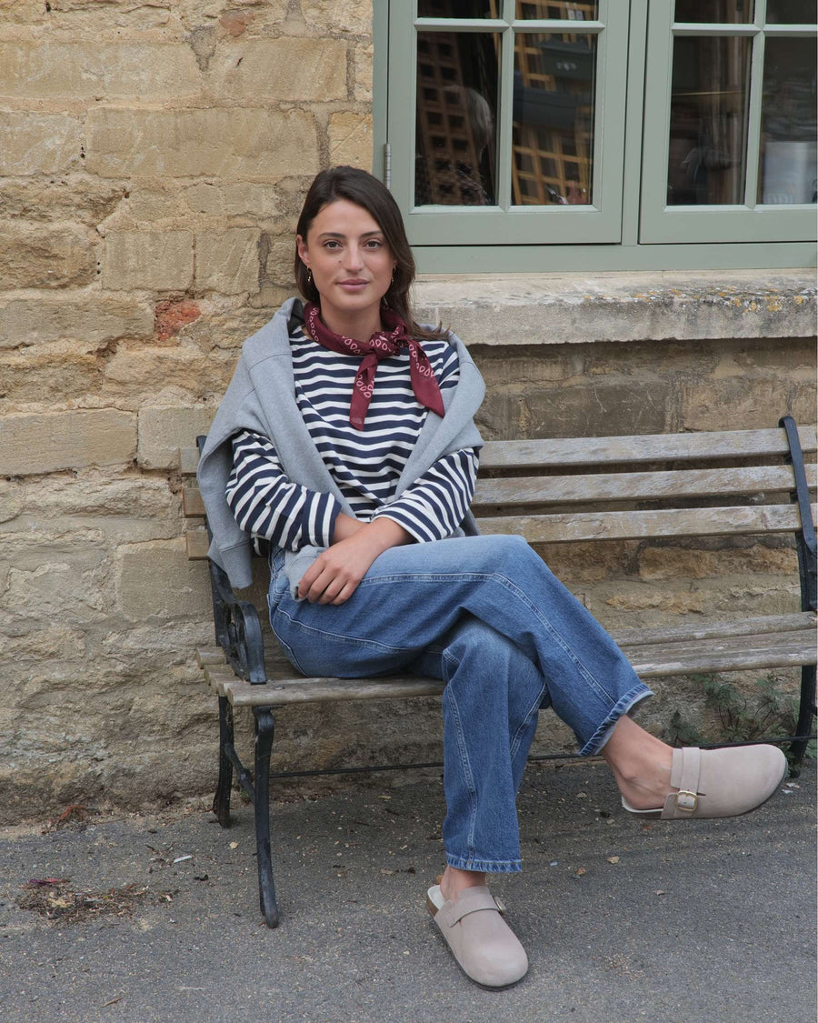 Premium quality slub Breton top