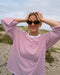 Red_Fine_Stripe_t-shirt_with_3_quarter_sleeves