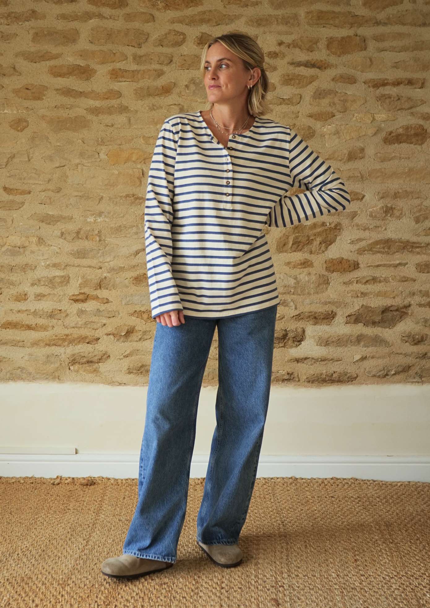 Shop_Midweight_Slub_Airforce_Blue_Breton_Henley_T-shirt