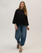 Shop_black_t-shirt_with_three_quarter_sleeves