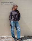 Verity Organic Cotton Slate Sweatshirt