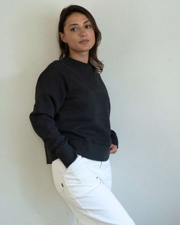 Verity Organic Cotton Slate Sweatshirt