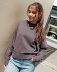 Verity Organic Cotton Slate Sweatshirt