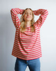 red striped t shirt