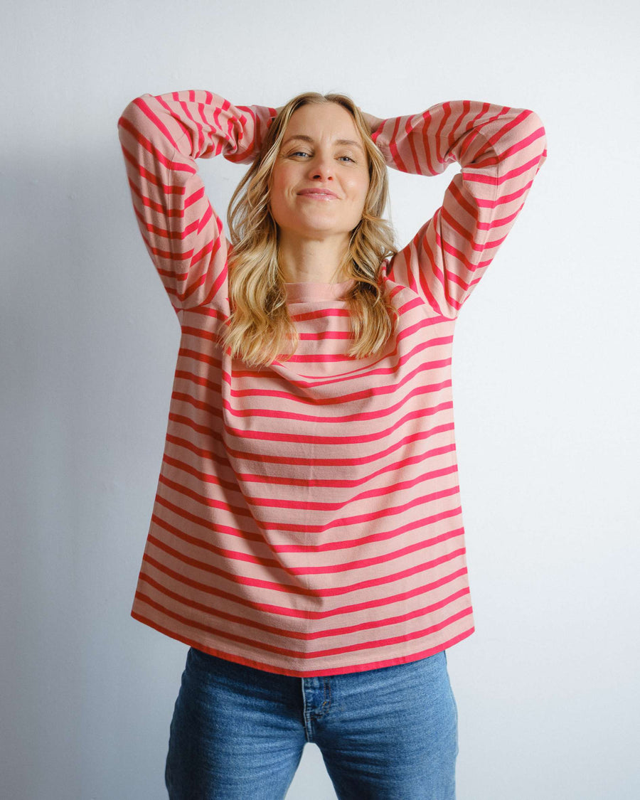 red striped t shirt