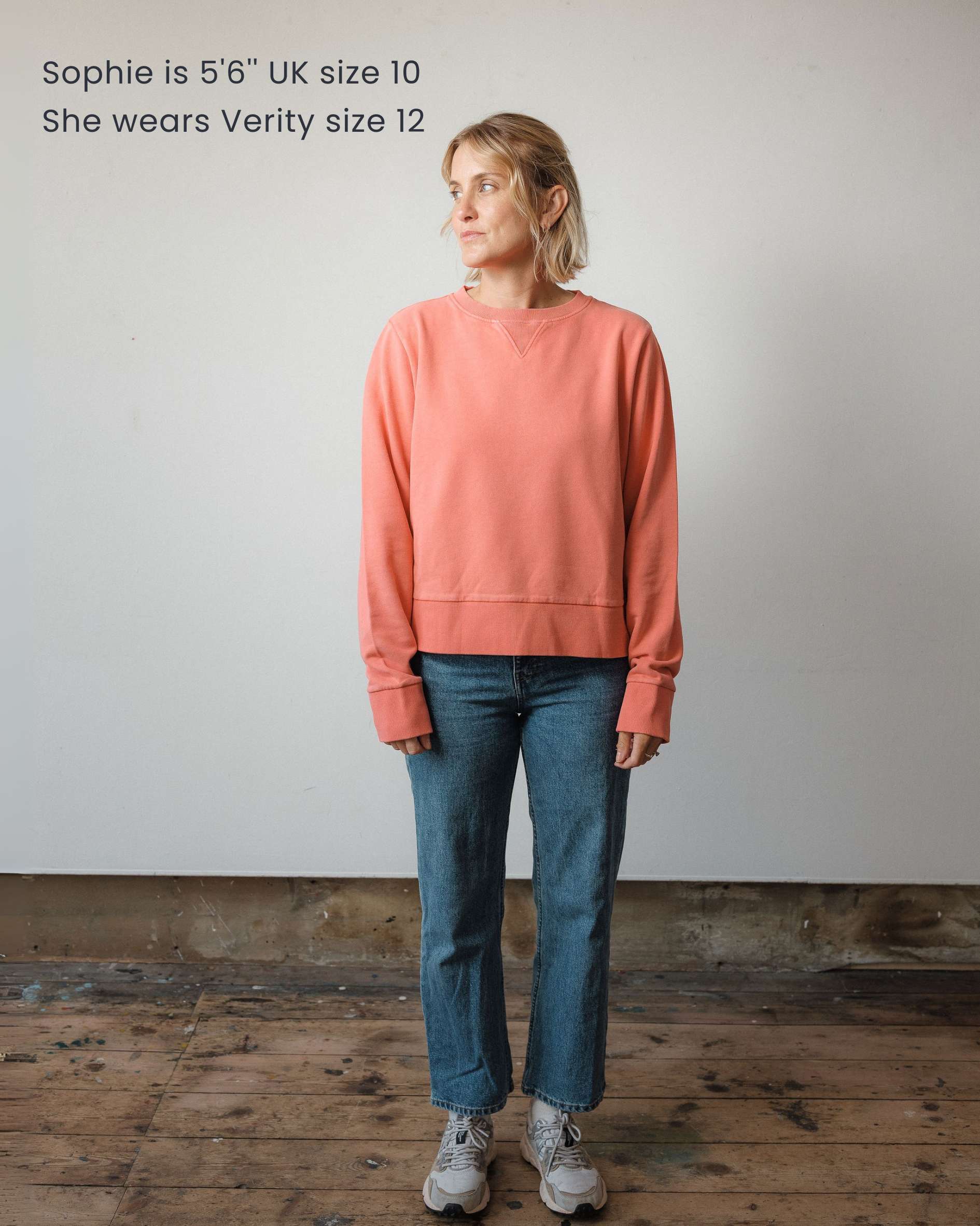 Sophie wears Verity Watermelon size 12