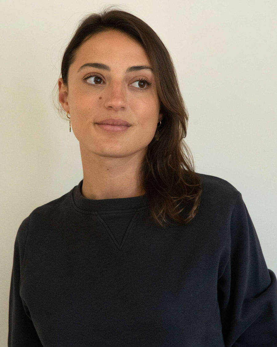 Verity Organic Cotton Slate Sweatshirt