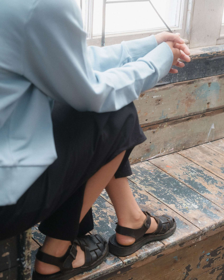 Verity_Denim_blue_sweatshirt_with_Claire_skirt