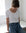 White scooped neckline tshirt