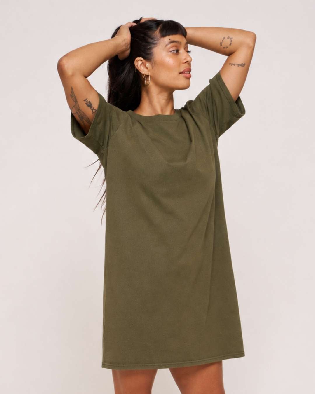 Women's organic cotton t-shirt dress