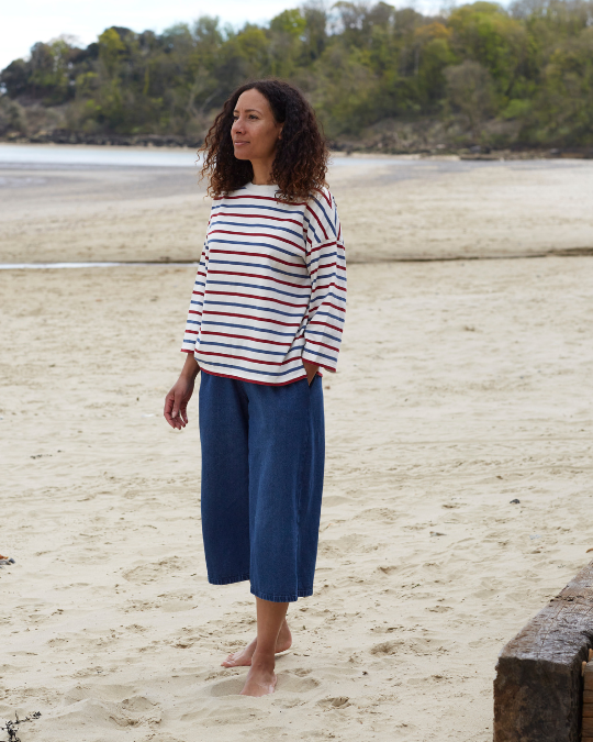 Womens Striped Tee