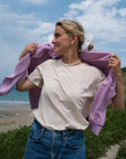 almond_colour_organic_cotton_tee_with_pink_sweatshirt