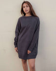 organic cotton sweatshirt dress