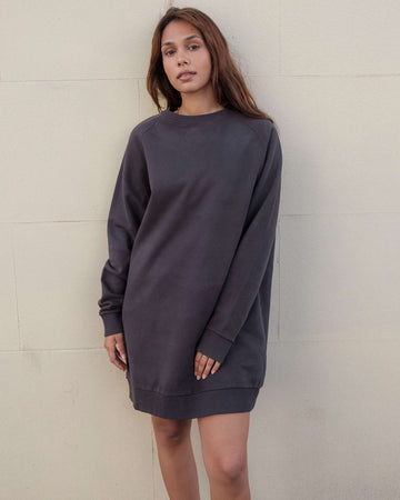 organic cotton sweatshirt dress