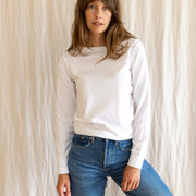 Audrey Organic Cotton White T-Shirt