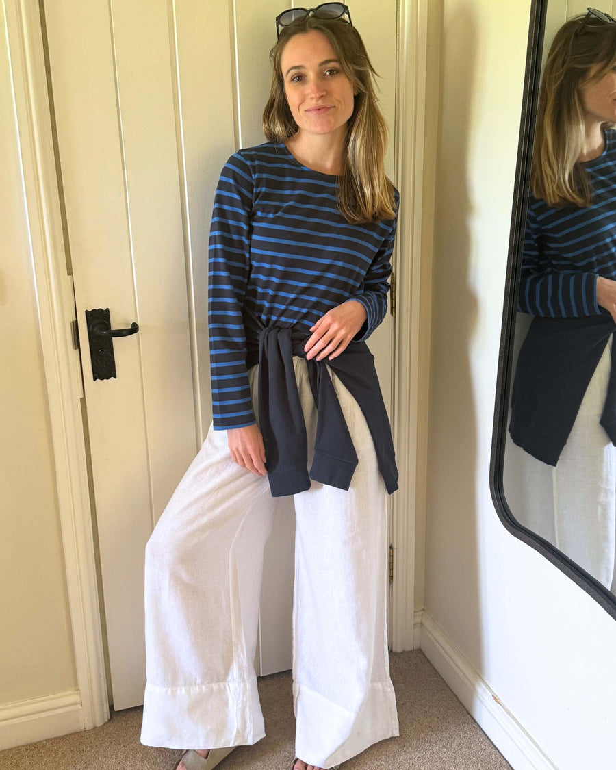 how to wear a breton top