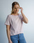 semi fitted crew neck t shirt