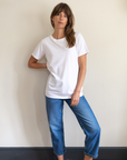 organic cotton white t shirt