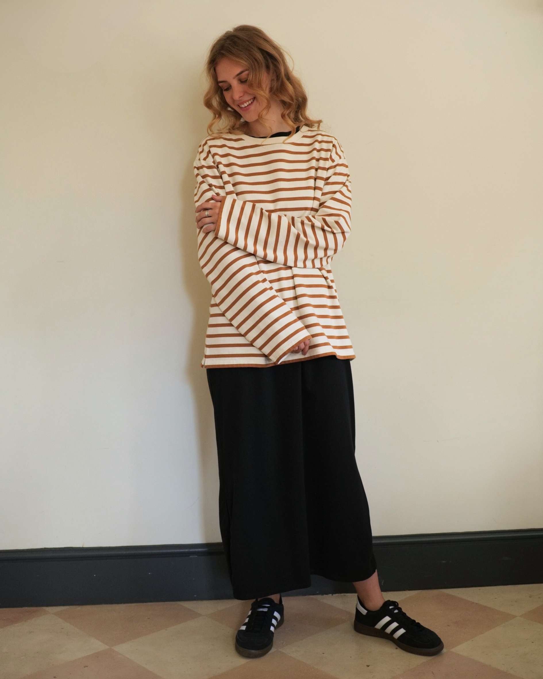 Arabella Organic Cotton Toffee Breton Top