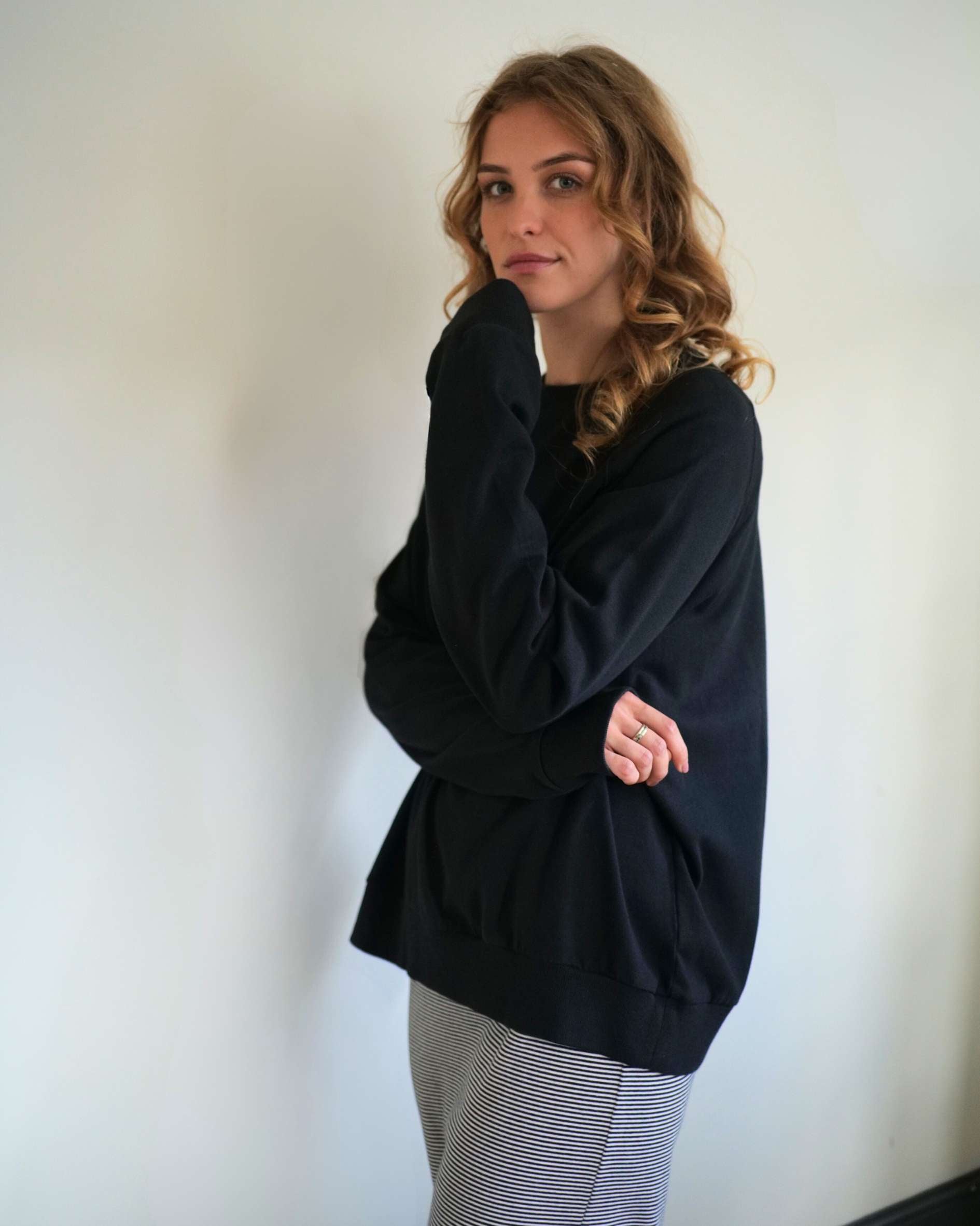 oversized boy firend fit sweatshirt for women