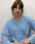 blue stripe t shirt