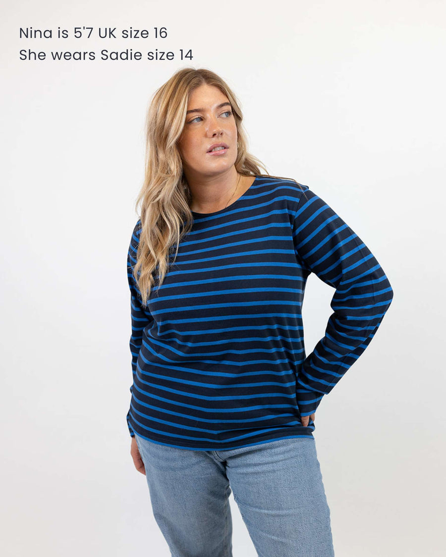 sky stripe top