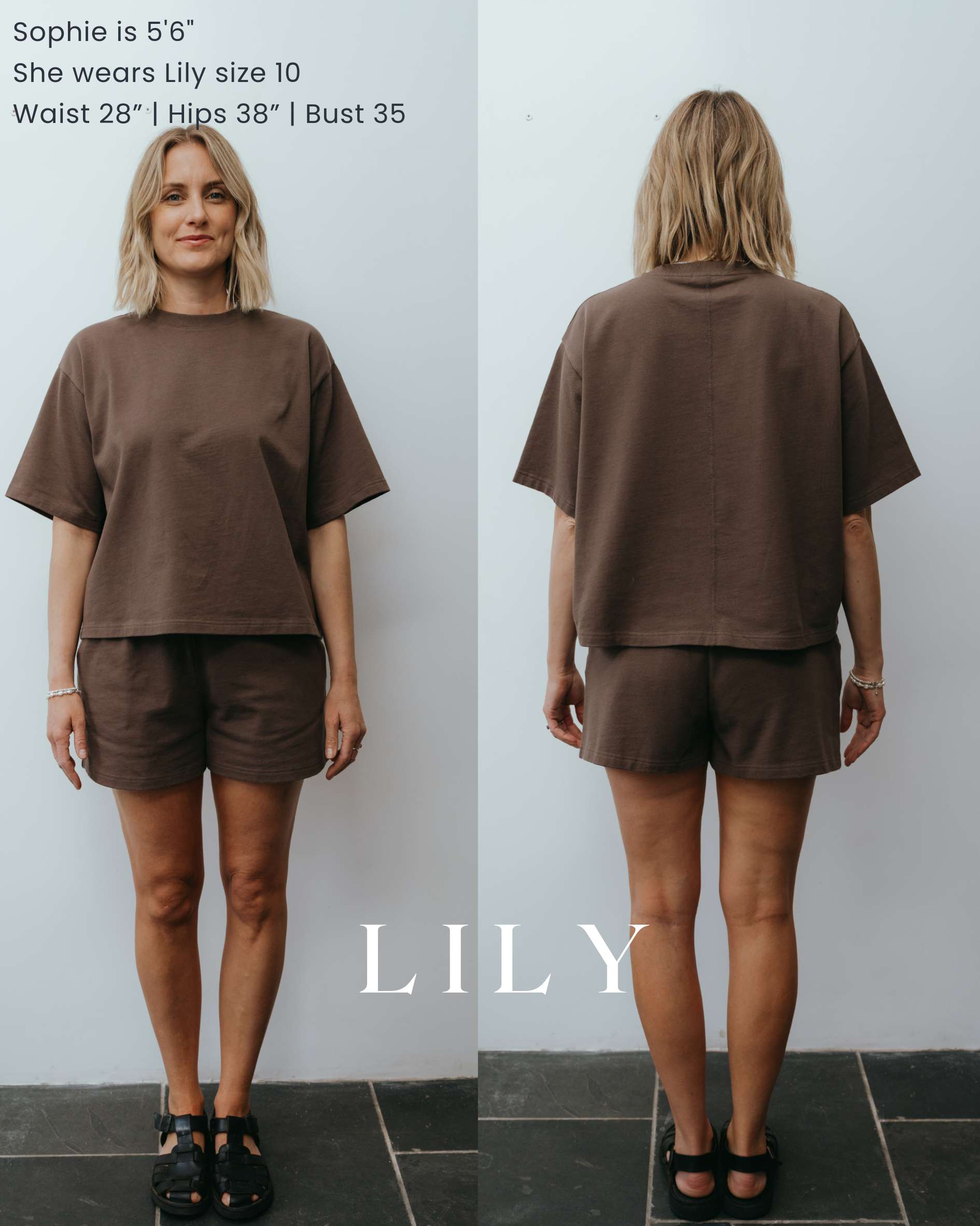 Women's heavyweight co ord set size 10 Model