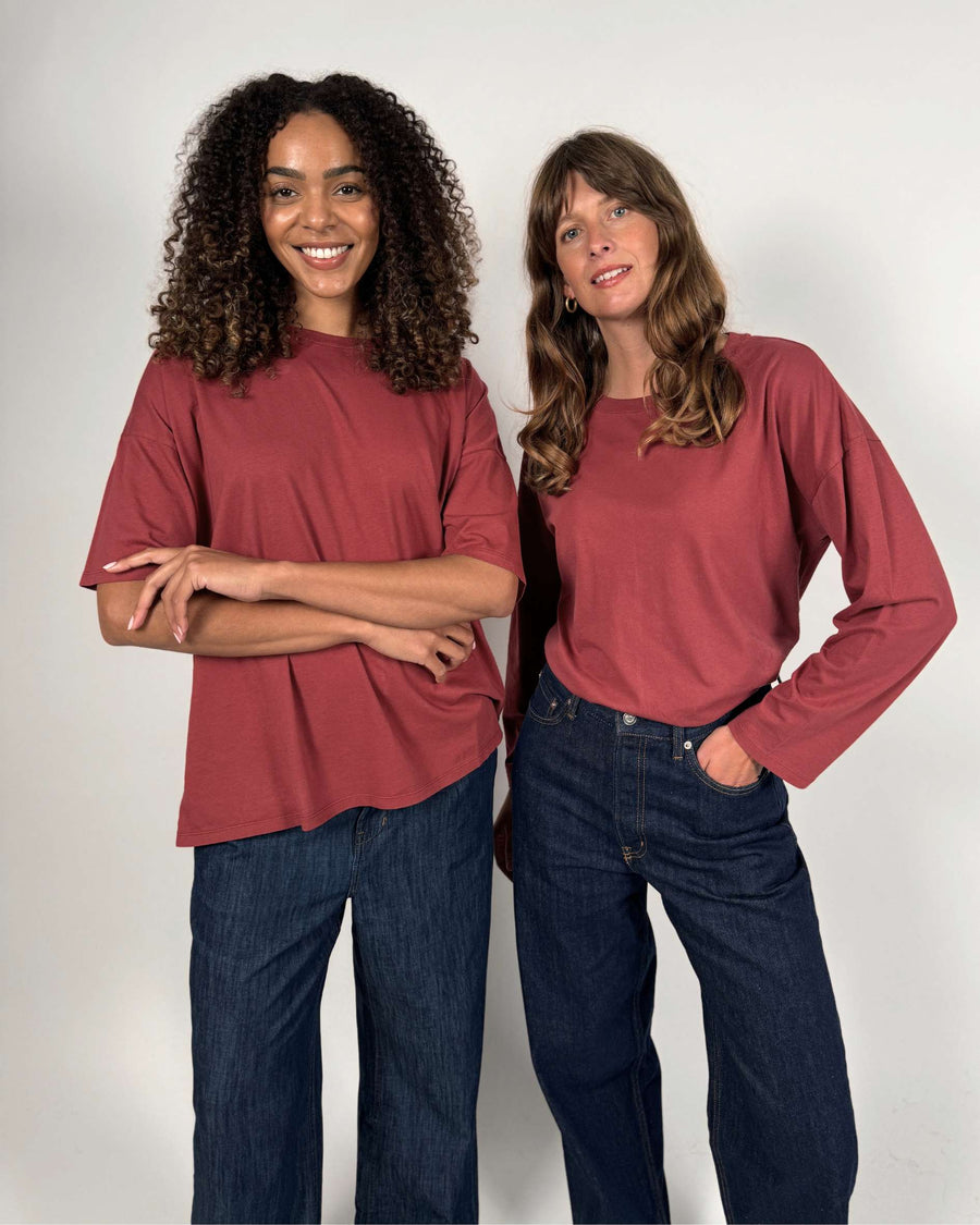 burgundy t shirts for autumn