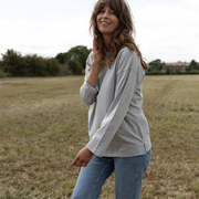 dropped shoulder tee