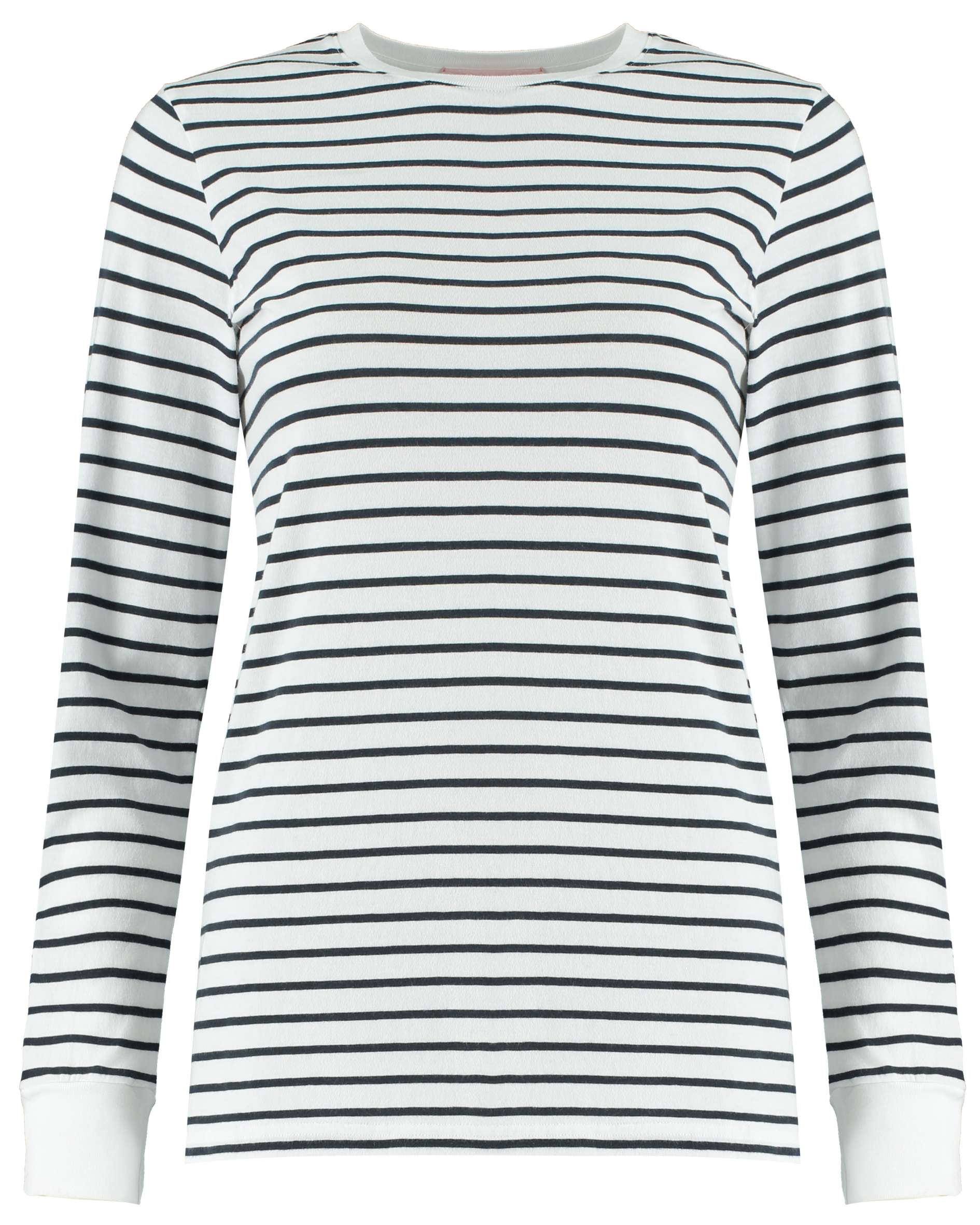 the most classic breton tee for women with rib cuffs