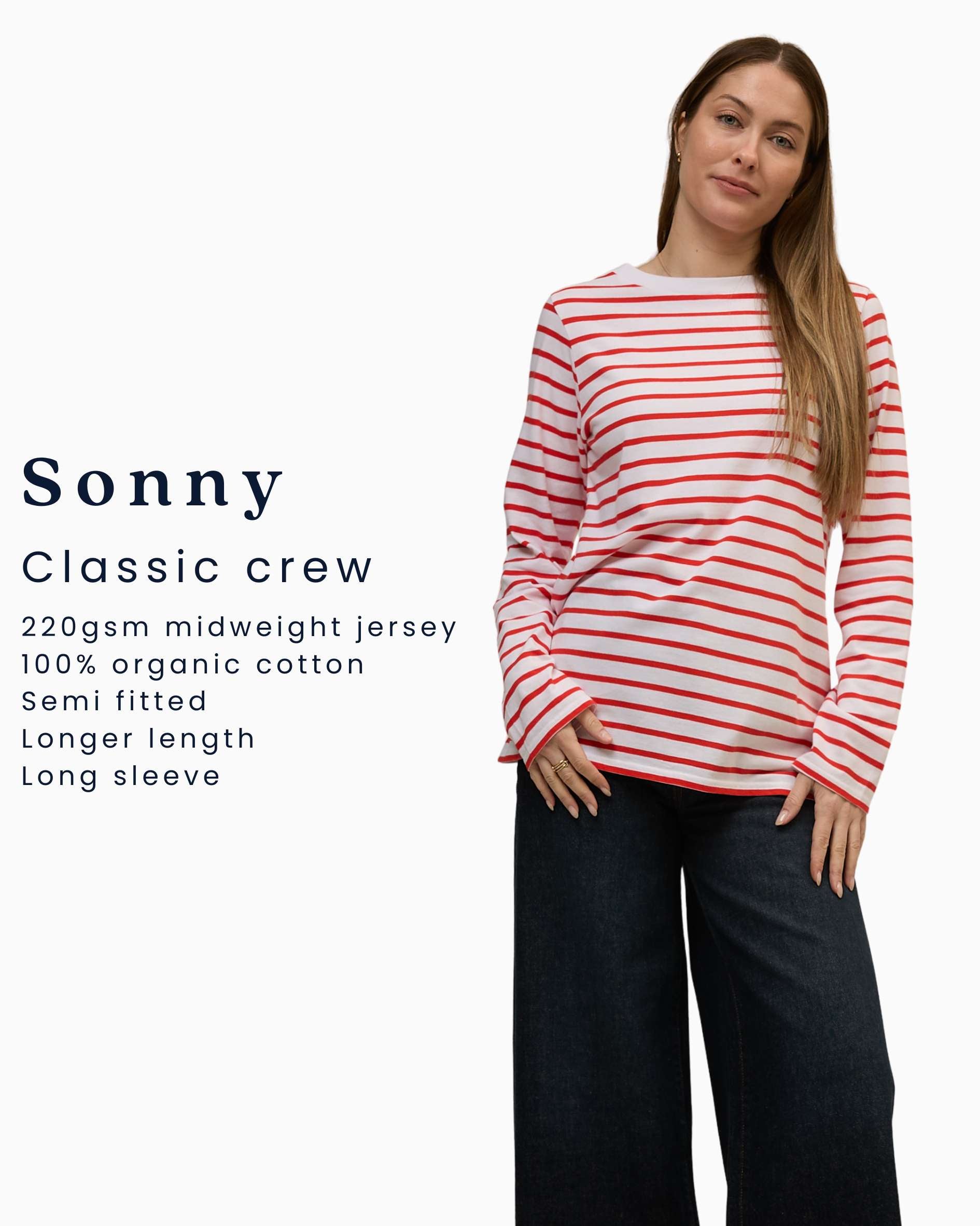 classic fit breton top