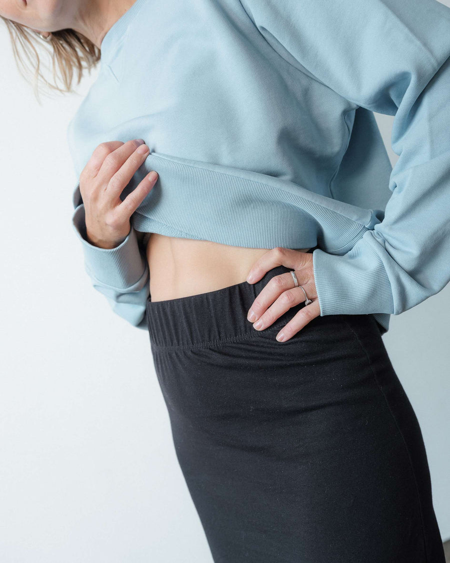 comfortable women's jersey skirt