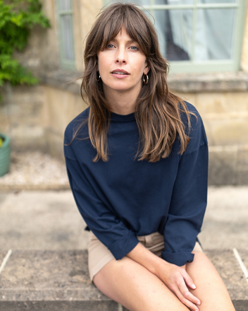 Nancy Oversized Organic Cotton Seafoam Sweatshirt