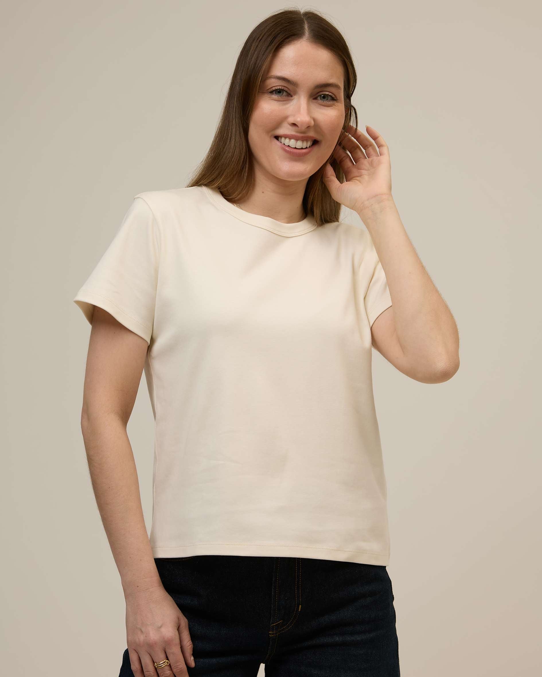 crewneckshortsleevedorganiccottonecru