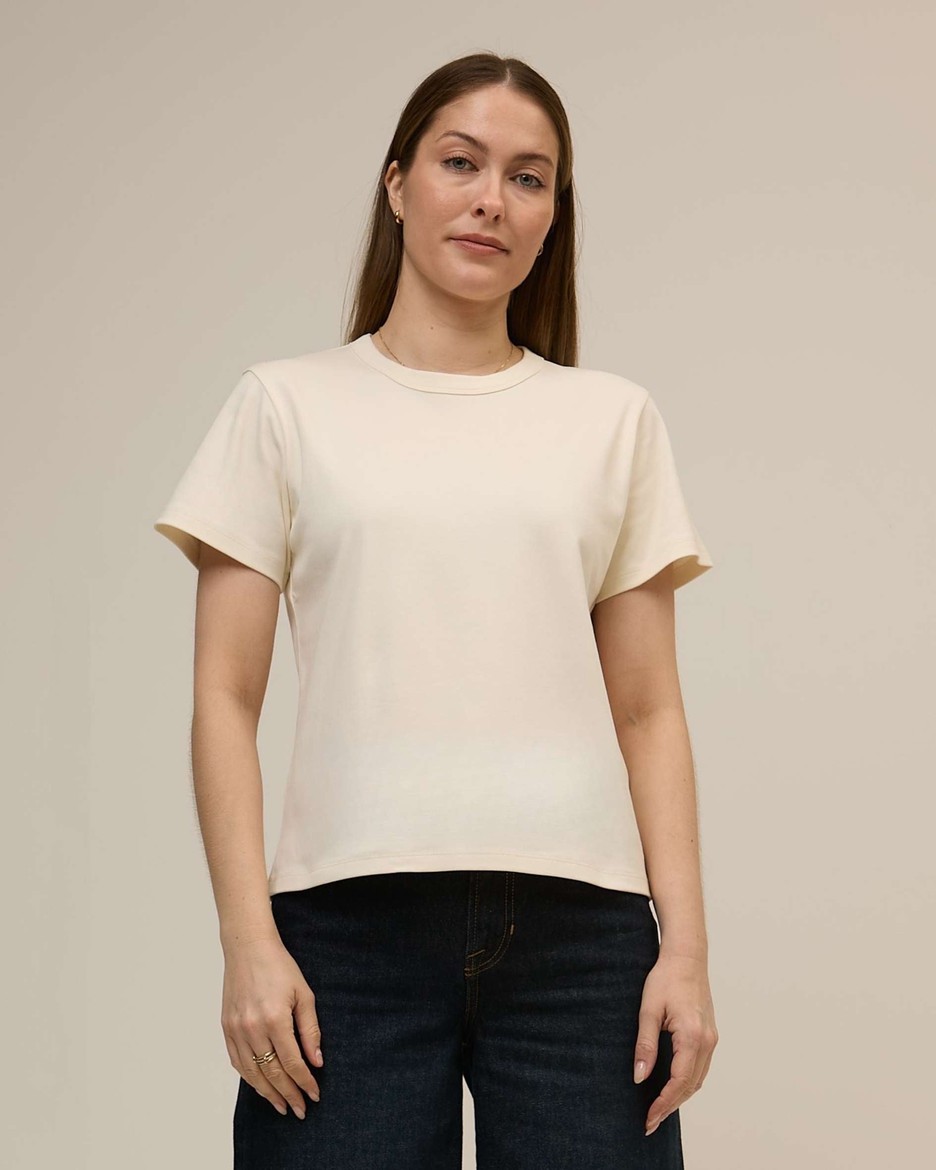 crewneckshortsleevedorganiccottonecru