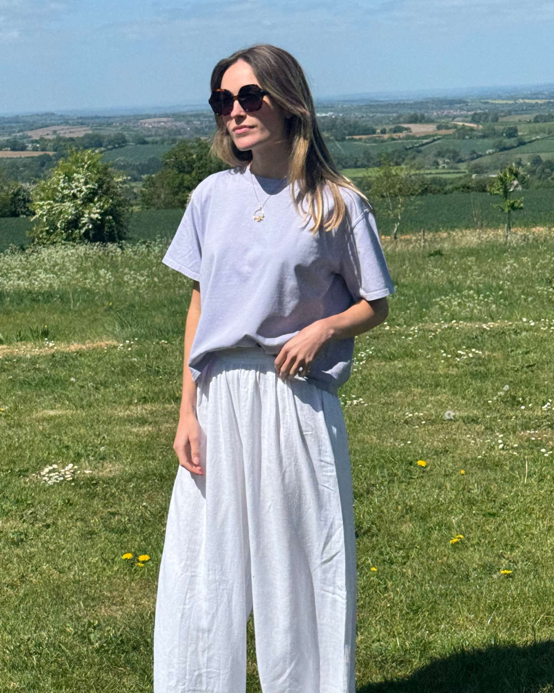 organic cotton lilac
