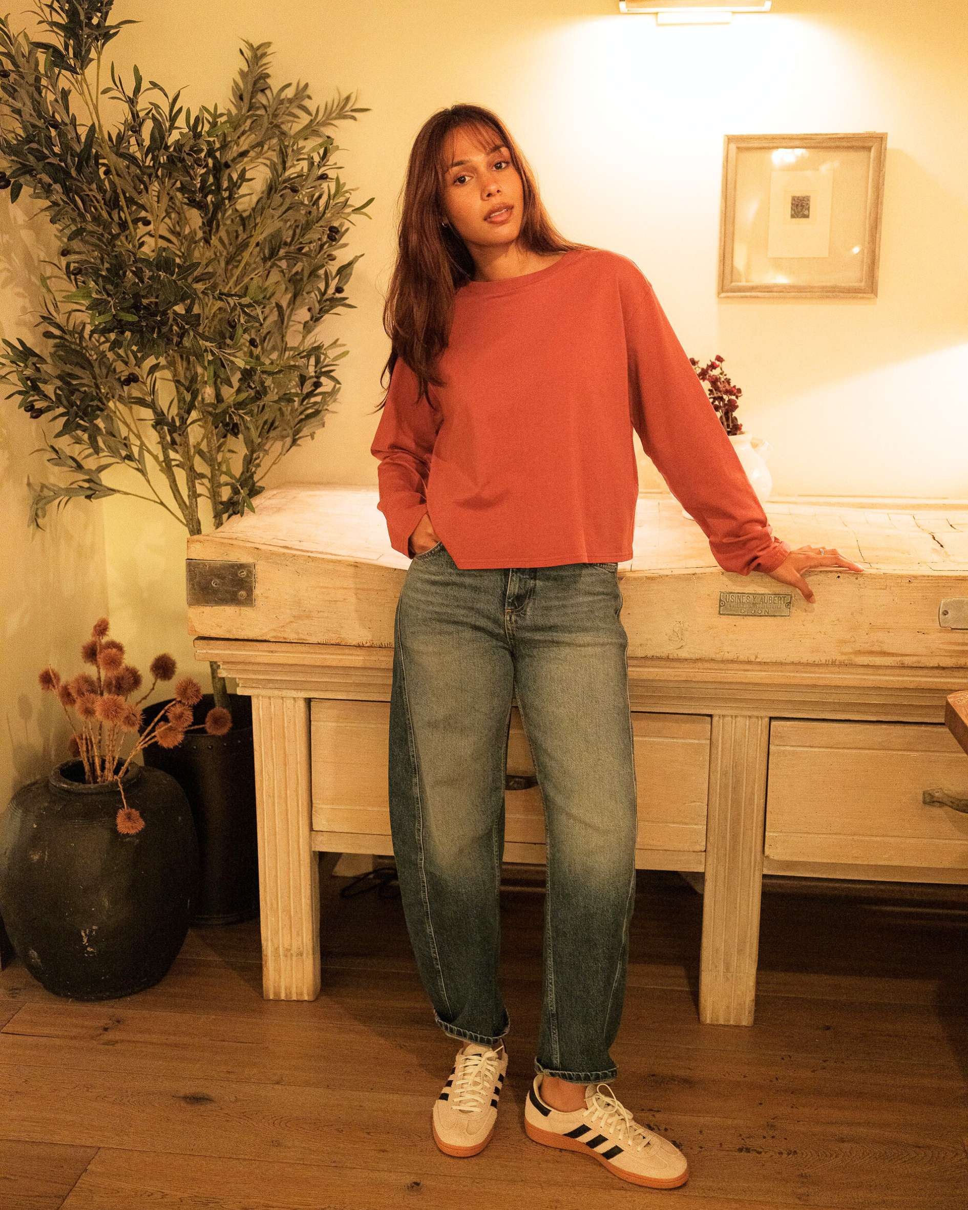 raspberry cropped t-shirt