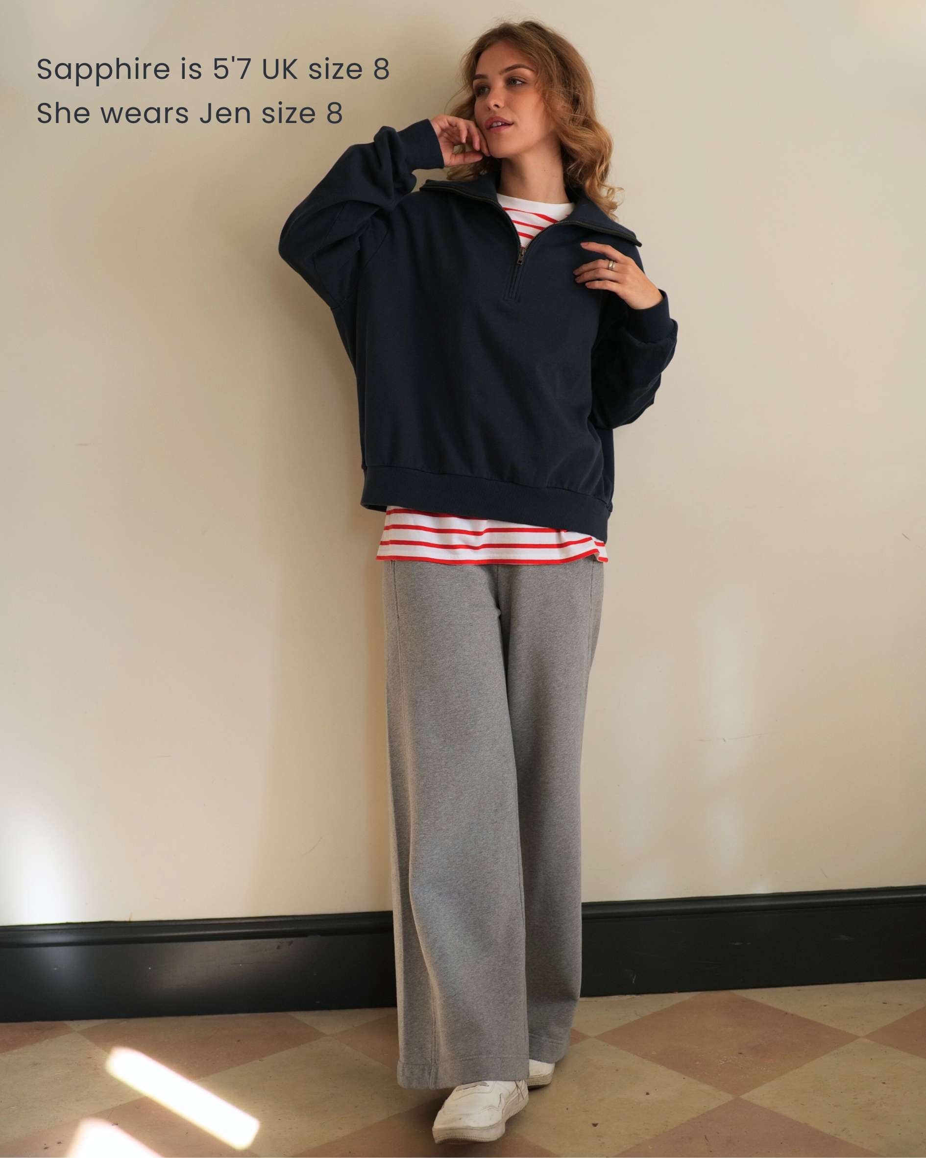 navy blue sweatshirt for women