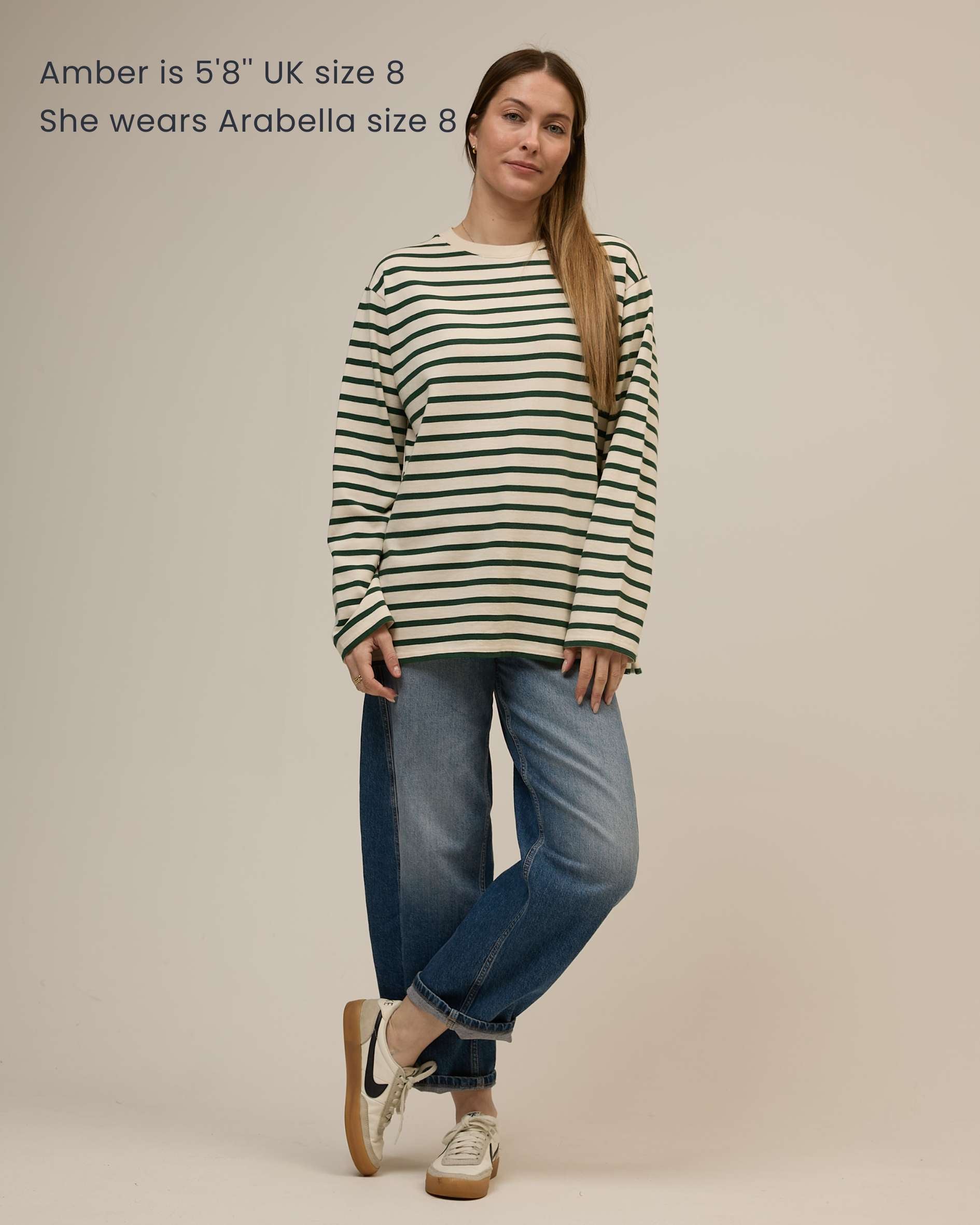 green breton top in organic cotton