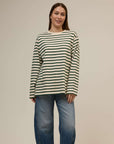 green breton top in organic cotton