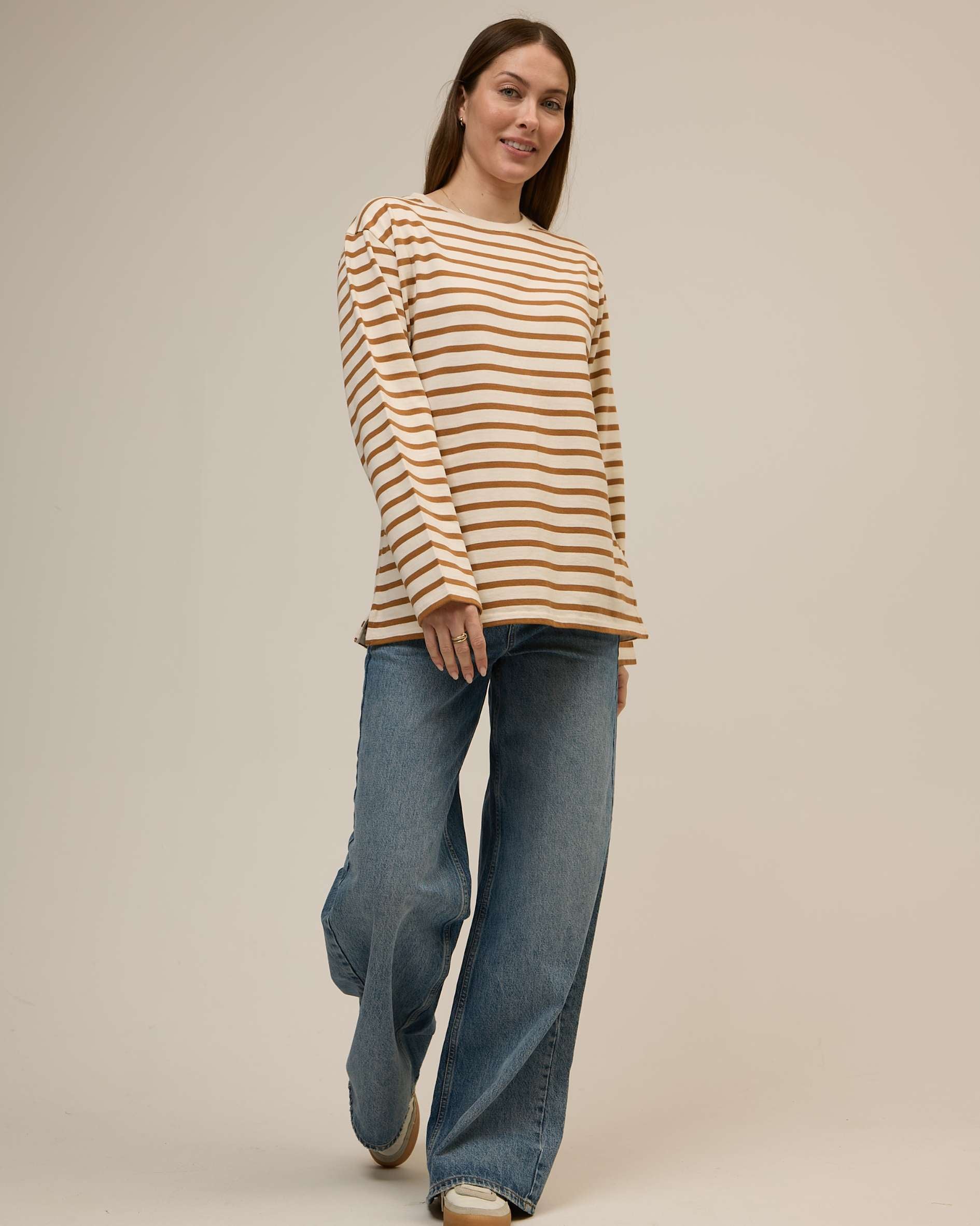 heavyweight organic cotton Breton top