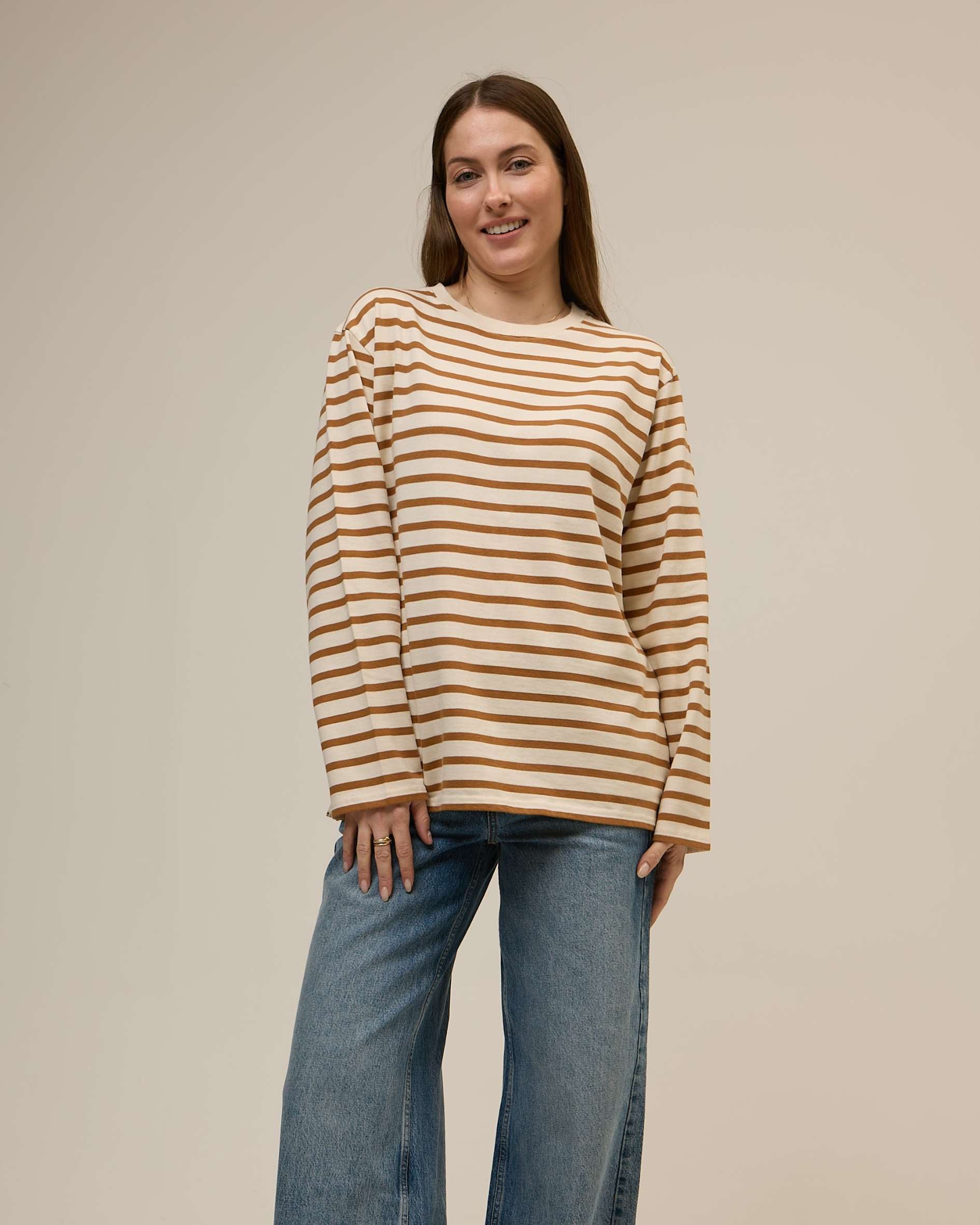 heavyweight organic cotton Breton top