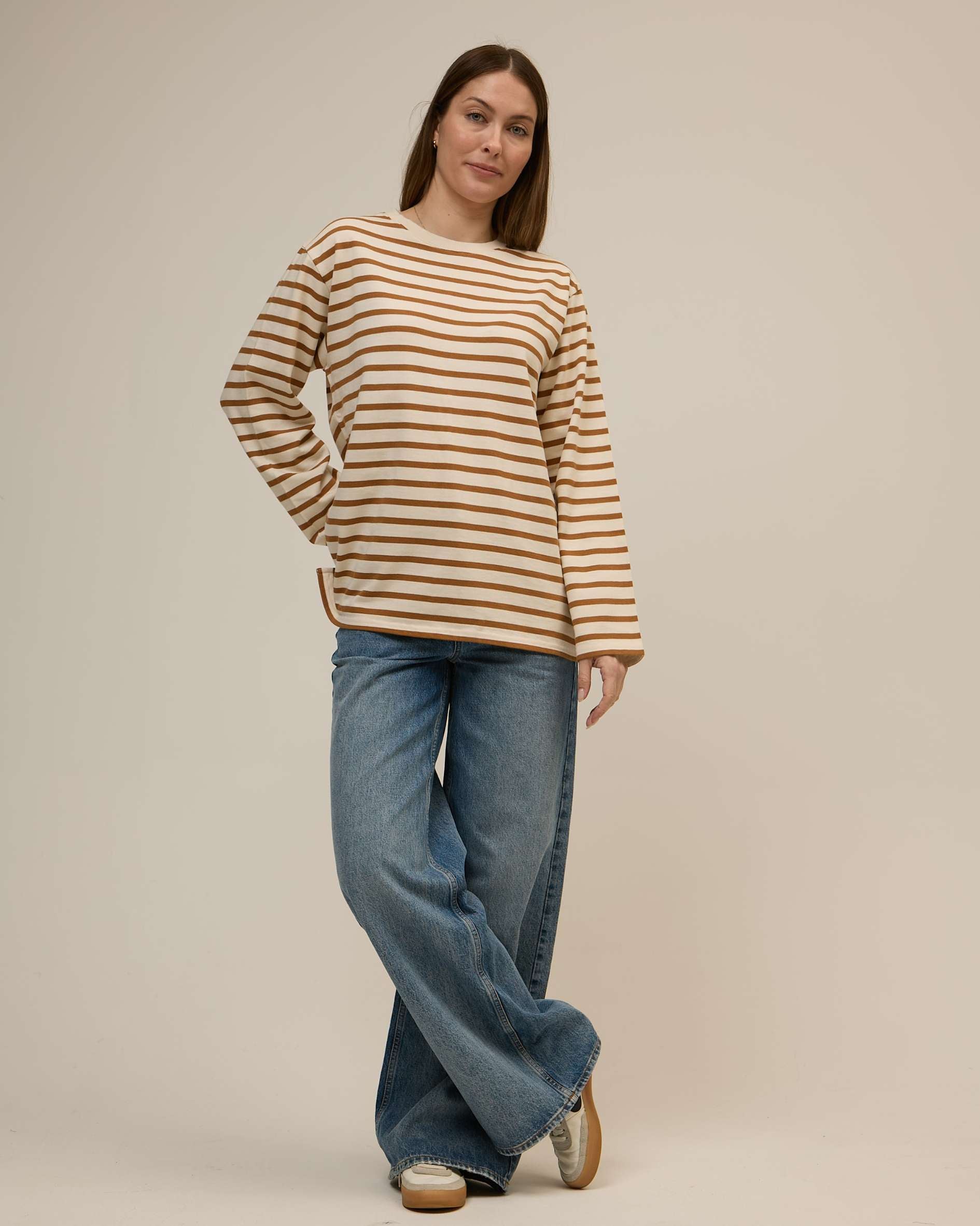 heavyweight organic cotton Breton top