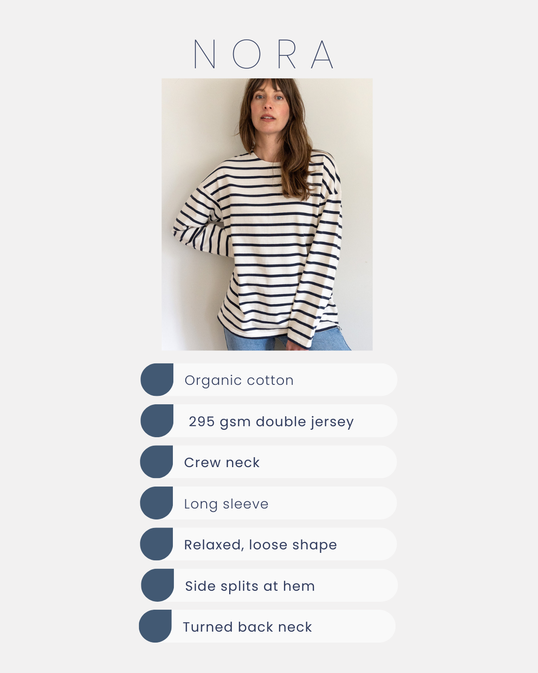 long sleeve organic cotton tee