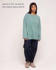 Maya Organic Cotton Ocean Green T-Shirt