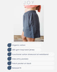 joy jersey sweatshorts