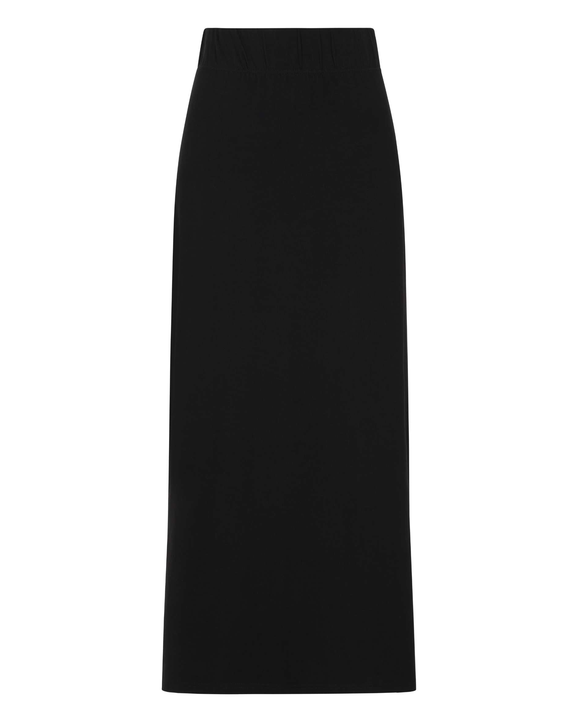 Black pencil skirt on a white background