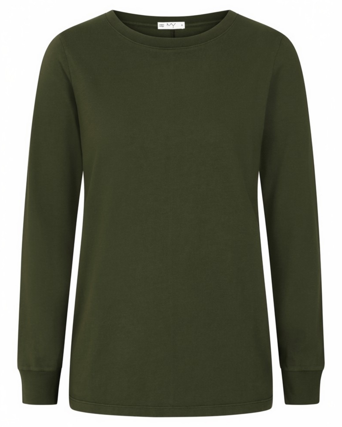 Audrey Organic Cotton Dark Olive T-Shirt