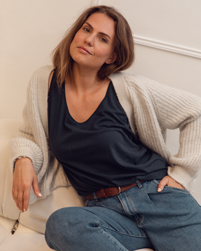 organic cotton long vest