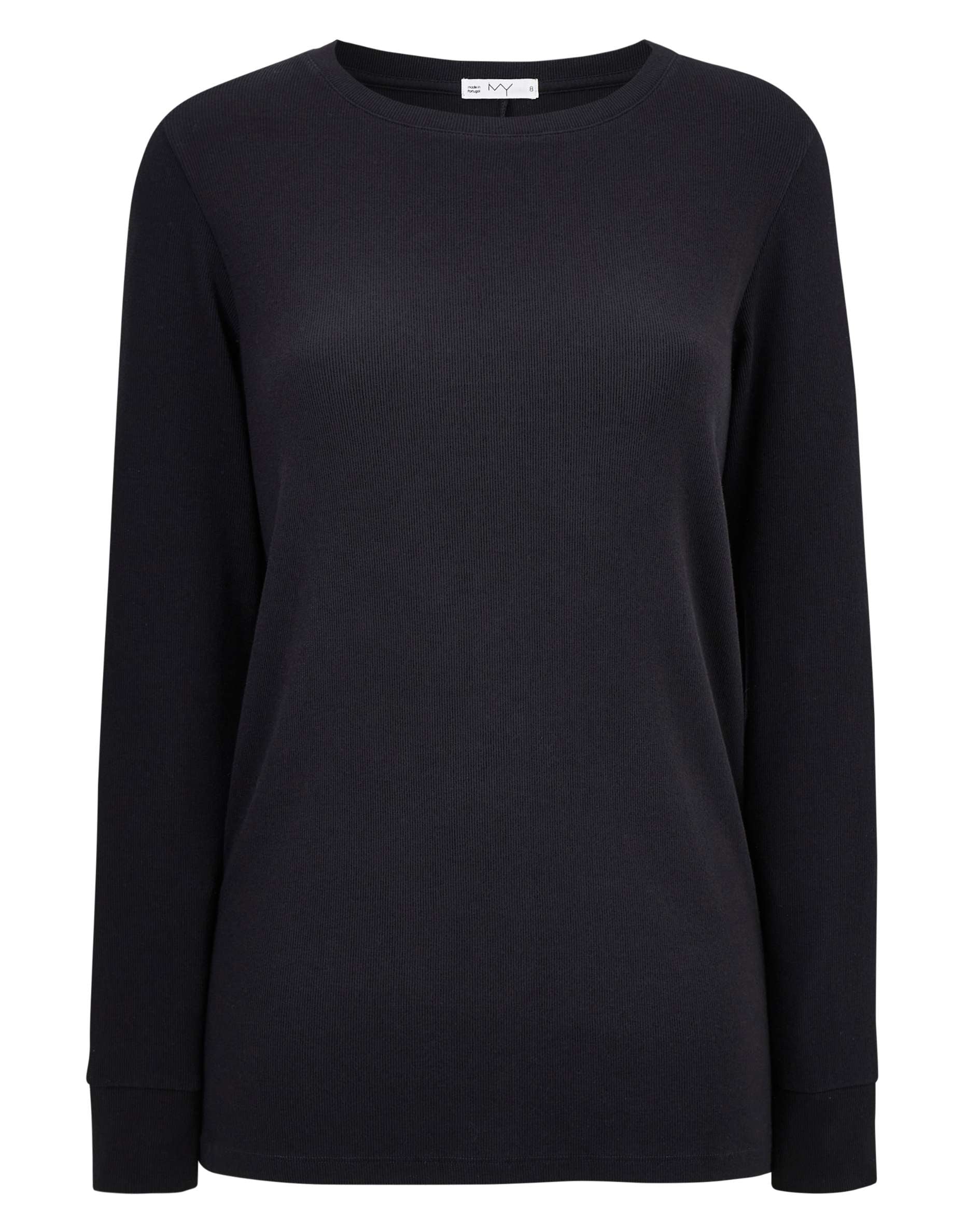 luxurious rib t shirt